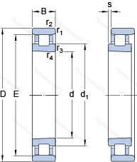 Подшипник N 1016 KPHA/HC 5SP