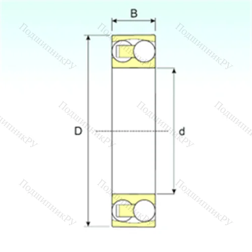 Подшипник шариковый радиальный самоцентрирующийся 1340