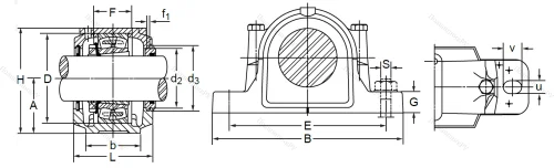 Подшипниковый корпус SNL 510-608 TG (SNK 510-608) в Череповце