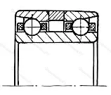 Подшипник  456904 размер 18x26x9 от производителя  ГПЗ-200