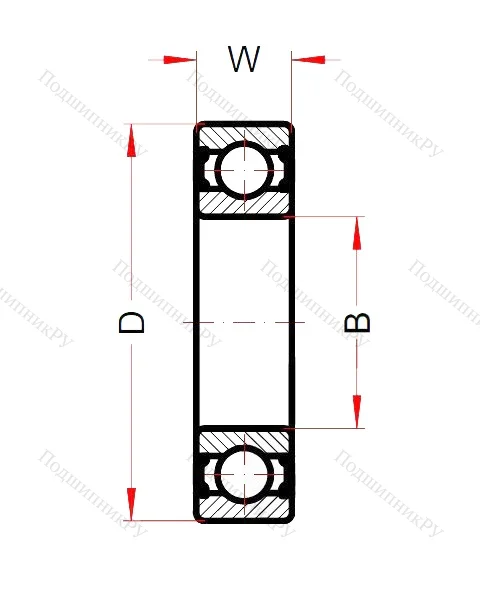 Высокотемпературный подшипник 6004 BHTS ZZ C 4 200°