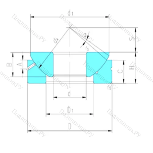 Подшипник скольжения сферический GX 35S