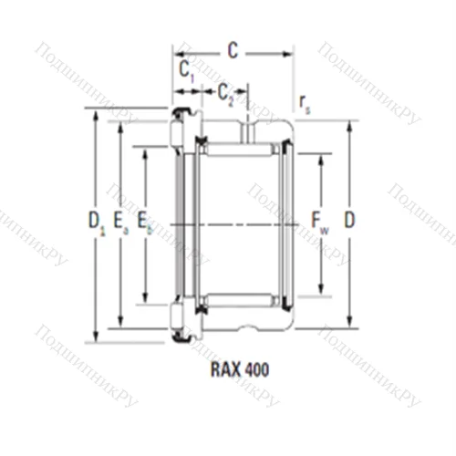 Подшипник комбинированный RAX 435