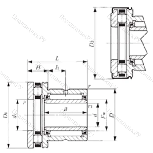Подшипник комбинированный NBXI 3030Z