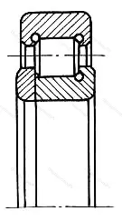 Подшипник  552919 размер 94,958x180x33/30