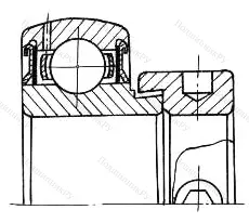 Модификация подшипника 6-780716АНК7 размер 80x150x71