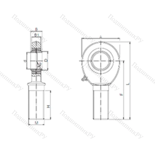 Подшипник скольжения сферический SA 25 от производителя  CX