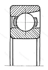 Подшипник  2836083 размер 3x7x2,5
