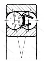 Модификация подшипника 6-1211 размер 55x100x21 от производителя  ГПЗ-8 Модификация подшипника 6-1211 размер 55x100x21 от производителя  ГПЗ-8