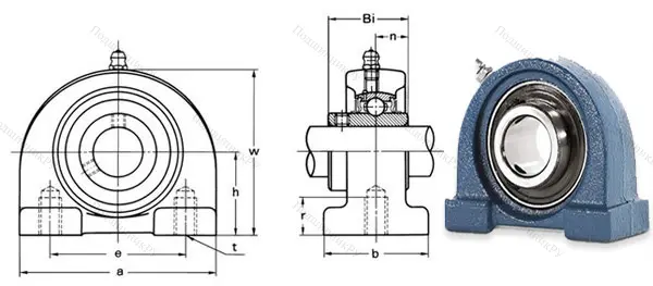 Подшипниковый узел UCPA 203