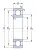 Однорядный шариковый подшипник 6314/C 4 от производителя  SKF