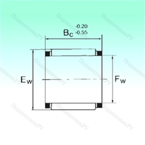 Подшипник игольчатый радиальный KBK 16x21x19 от производителя  NBS