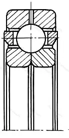 Подшипник  126114 размер 70x110x20 от производителя  ГПЗ-4