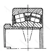 Модификация подшипника 753614 размер 70x160x55/68 от производителя  ГПЗ-11
