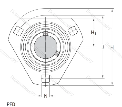 Подшипниковый корпус PFD 62 в Череповце