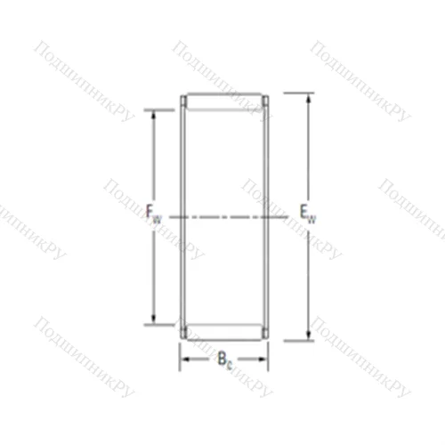 Подшипник игольчатый радиальный K 40X 48X 20FV 1 от производителя  KOYO Подшипник игольчатый радиальный K 40X 48X 20FV 1 от производителя  KOYO