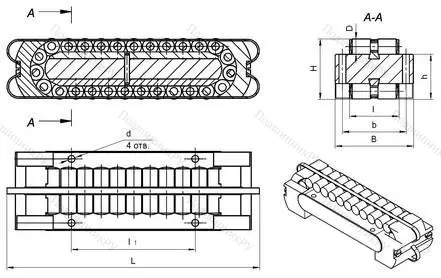 Подшипник  РОД-101 размер 92x42x22