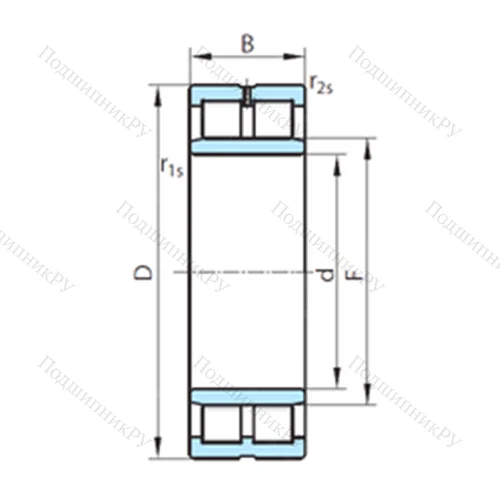 Подшипник роликовый радиальный  512-6