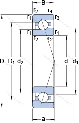 Подшипник 7010 CE/HCP 4A в Череповце