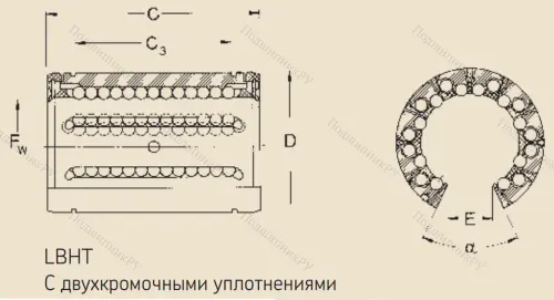 Подшипник LBHT 30 A 2LS в Череповце