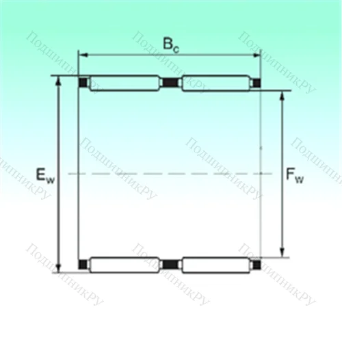 Подшипник игольчатый радиальный K 58x65x36 - ZW