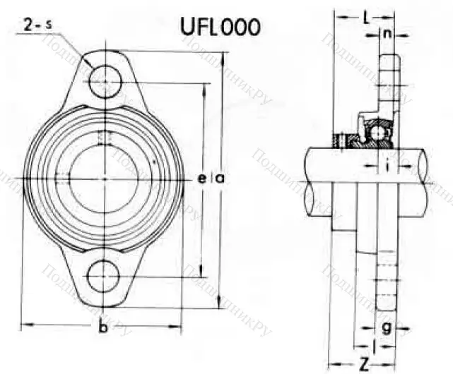 Подшипниковый узел UFL 006 (ASAHI) в Череповце