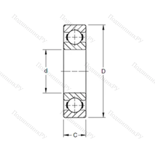 Подшипник шариковый радиальный 340K от производителя  TIMKEN Подшипник шариковый радиальный 340K от производителя  TIMKEN