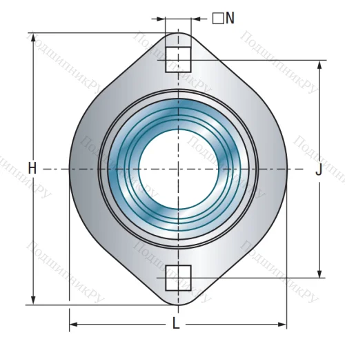 Подшипниковый корпус  PFL 206 в Череповце