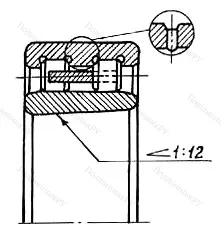 Подшипник  4162980 размер 400x540x140 от производителя  ГПЗ-19 Подшипник  4162980 размер 400x540x140 от производителя  ГПЗ-19