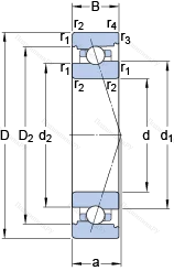 Подшипник 7016 ACB/P 4A в Череповце