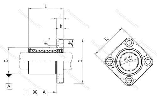 Подшипник LMK 25 UU в Череповце