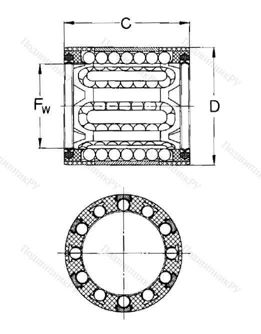 Подшипник LBBR 30-2LS в Череповце