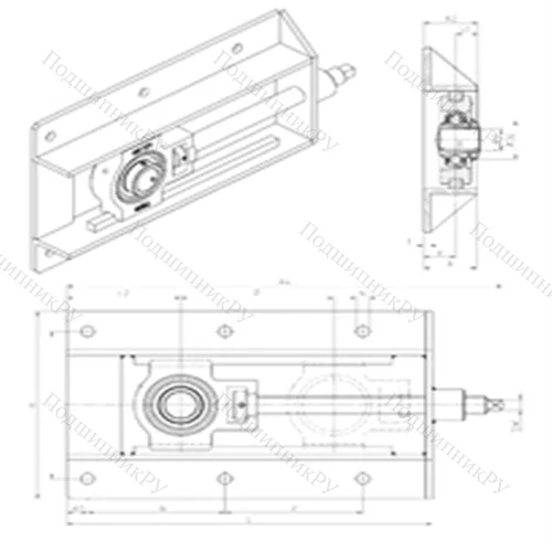 Подшипниковый узел шариковый радиальный