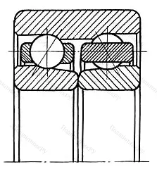 Модификация подшипника 3086315Л размер 75x160x68,3