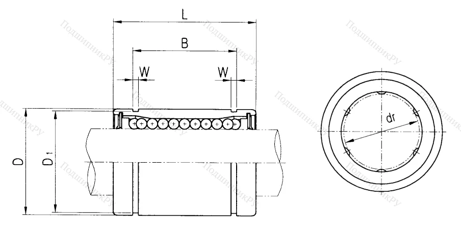 Подшипник LM 12 UU (NPZ) в Череповце