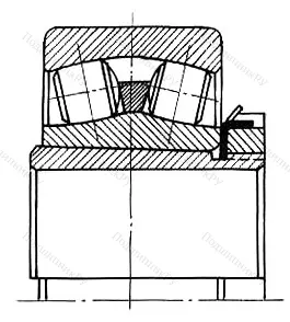 Подшипник  22208K+H 308 (353507) размер 35x80x23/36 от производителя  SKF