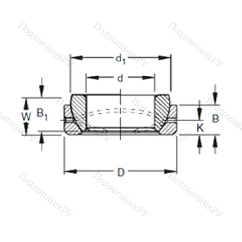 Подшипник скольжения сферический 13SBT 22 от производителя  TIMKEN