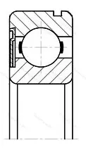 Подшипник  150300 (6300-ZN) размер 10x35x11