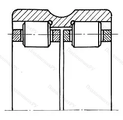 Модификация подшипника 5-432902Р1 размер 14,6x28x15,6 от производителя  ГПЗ-4