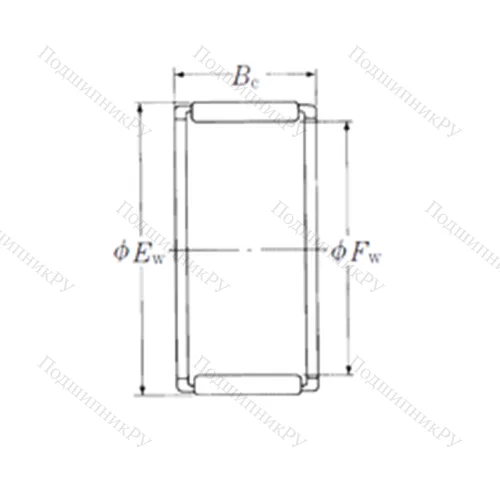 Подшипник игольчатый радиальный WJ-131714