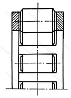 Модификация подшипника 822903Е размер 18x22x5,8 от производителя  ГПЗ-13