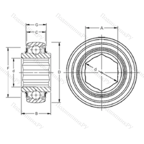 Подшипник шариковый радиальный 209KRRB 2 от производителя  TIMKEN