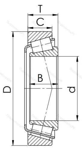Конический роликовый подшипник 7516 (32216) 2A0SSBQXIM в Череповце