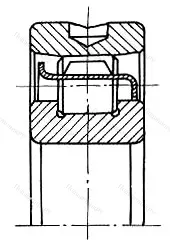 Подшипник  402611 размер 55x120x43