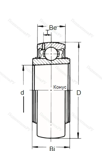 Корпусный подшипник UK 210 в Череповце