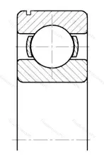 Подшипник 6305NT размер 25x62x17 от производителя  SKF