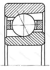 Подшипник  26205 размер 25x52x15 от производителя  ГПЗ-16