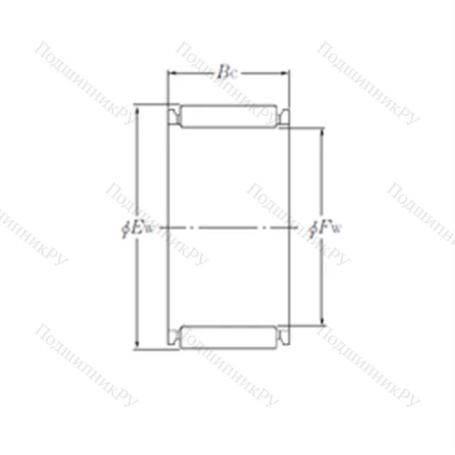 Подшипник игольчатый радиальный K 61?66?20 от производителя  NTN Подшипник игольчатый радиальный K 61?66?20 от производителя  NTN