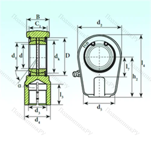 Подшипник скольжения сферический TAPR 480 N
