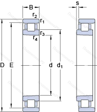Подшипник N 1022 KTN 9/SP
